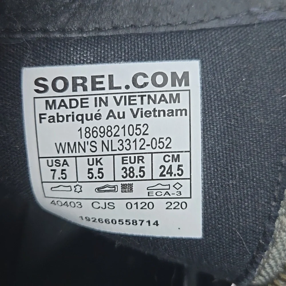 Sorel Emelie Zip Bootsie Waterproof Gray Boots